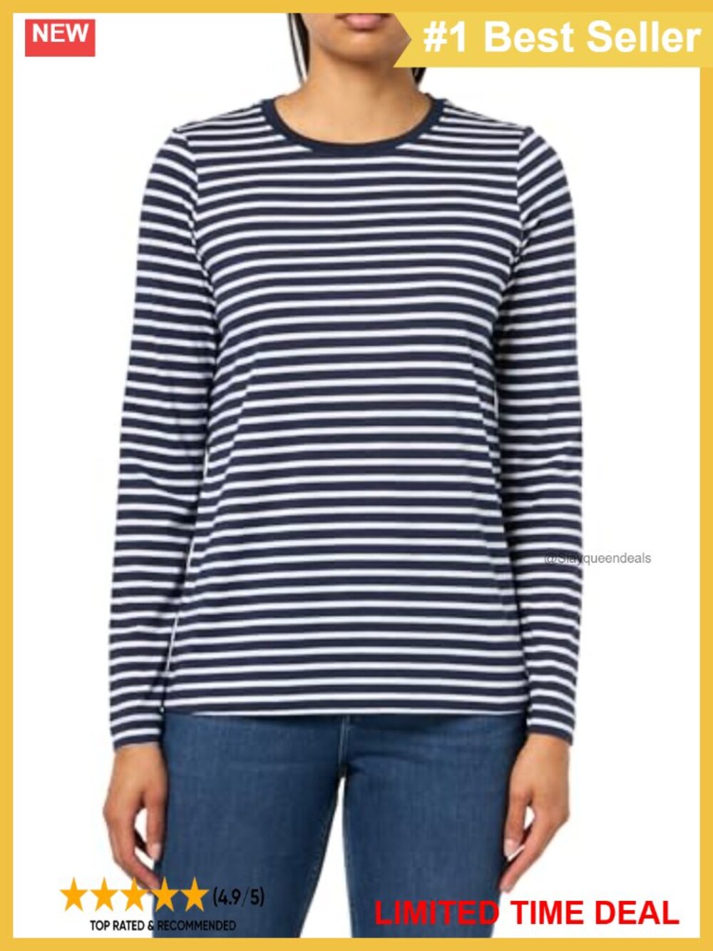 Sweaty Betty Organic Cotton Long Sleeve Crew Neck Tee Slim Fit